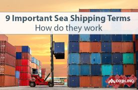 9 Important Sea shipping terms and How they work