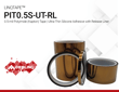 PIT0.5S-UT-RL | 0.5-mil Polyimide (Kapton) Tape | Ultra-Thin Silicone Adhesive with Release Liner