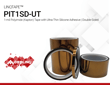 PIT1SD-UT | 1-mil Polyimide (Kapton) Tape with Ultra-Thin Silicone Adhesive | Double-Sided