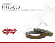PIT1S-ESD | 1-mil Antistatic ESD Polyimide (Kapton) Tape with Silicone Adhesive