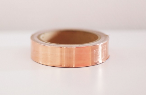 20 Meters Single Side Conductive Copper Foil Tape Strip Adhesive EMI  Shielding Heat Resist Tape