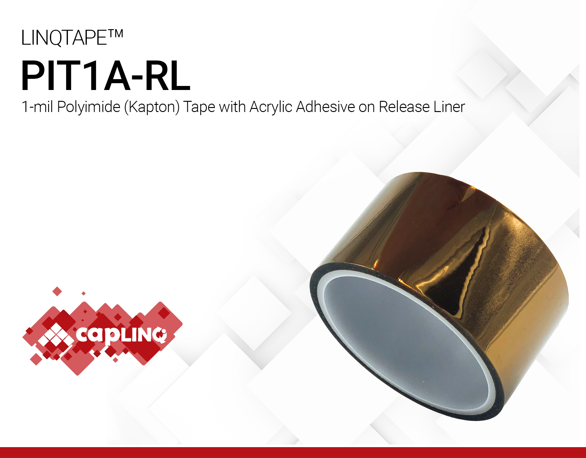 1 Mil Kapton Tape Roll with Acrylic Adhesive - 2