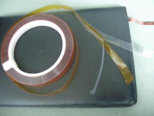 2 Mil Kapton Tape Rectangles with Silicone Adhesive - 0.5